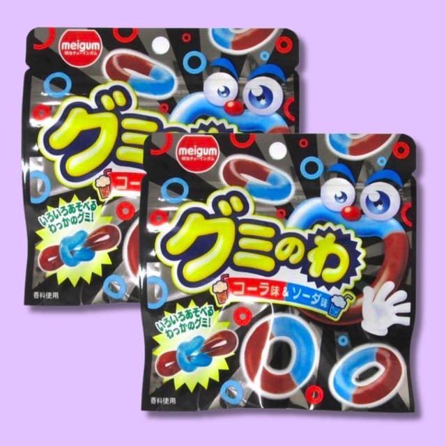 Ring Shaped Gummy Cola & Soda 22g (Meigum)