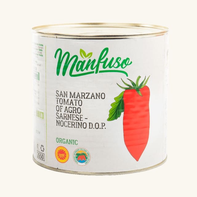 TomaterSan Marzano, hermetisk, 2,5 kg, økologisk