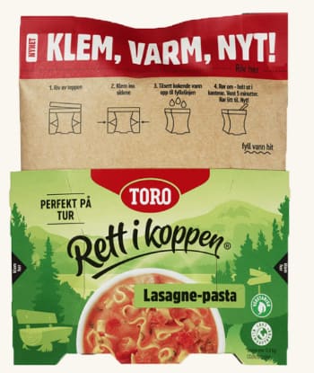 Toro Rett I Koppen Lasagne-Pasta 68g