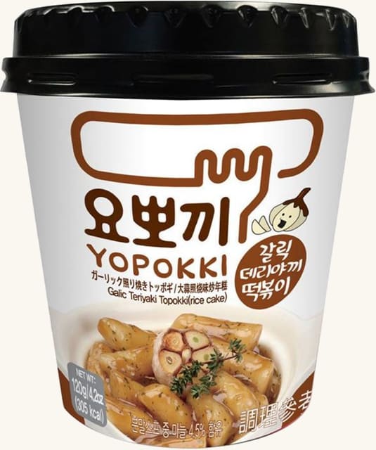 Yopokki Garlic Teriyaki Topokki 120g