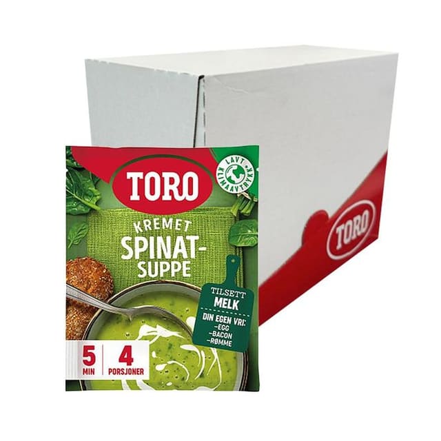 Kremet Spinatsuppe (Kartong 17 x 79g)