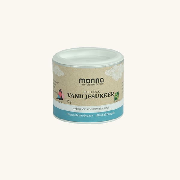 Vaniljesukker100 g, økologisk, Manna