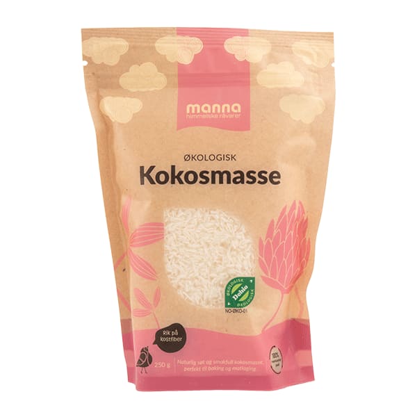 Kokosmasse250 g, økologisk, Manna