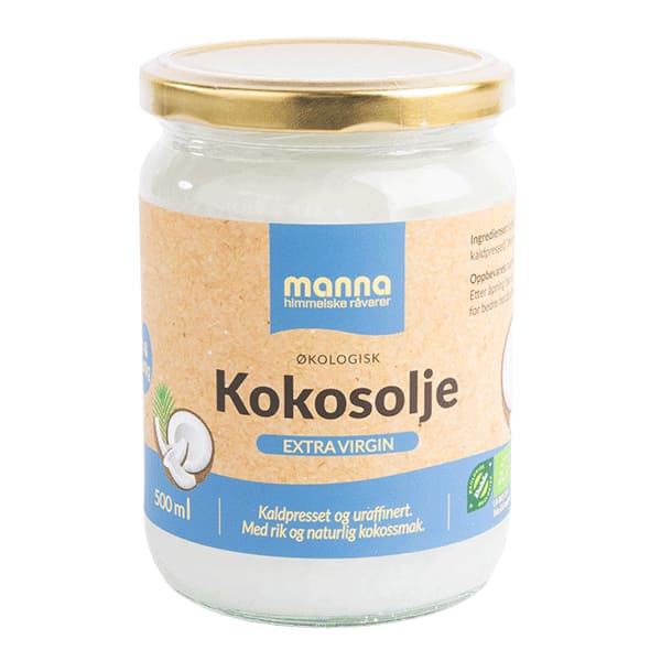 Kokosoljeextra virgin, 500 ml, økologisk, Manna