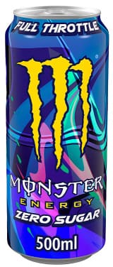 Monster Full Throttle Zero 0,5l boks