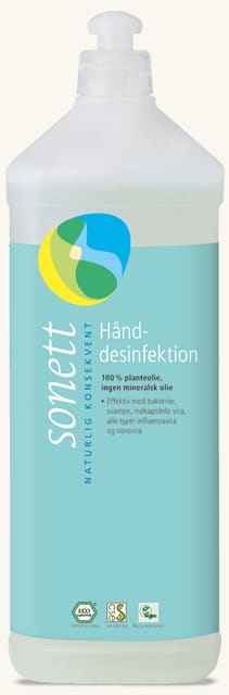 Desinfeksjonsmiddelhender, 1 l, økologisk, Sonett