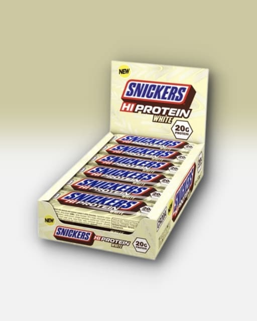 Snickers White Chocolate Hi-Protein Bar (12-pack)
