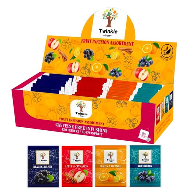 Fruit Infusion Assortment - 80 Teposer