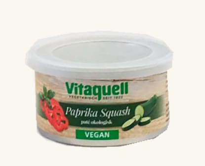 Vitaquell Pate Paprika/Squash 125g