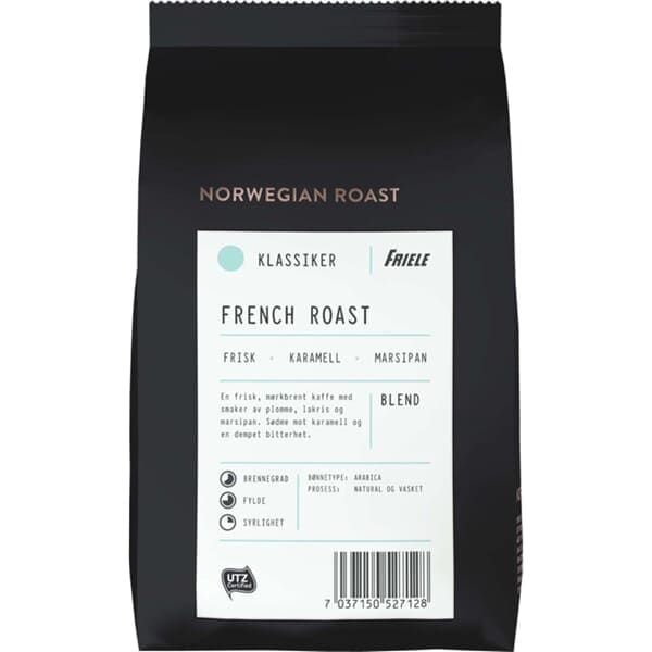 Kaffe french roast hel 500g