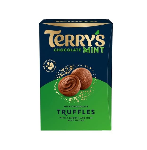 Terry's Chocolate Mint Milk Truffles Box 200g ...
