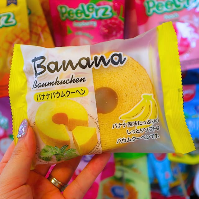 Soft Cake Baumkuchen Banana 80g (TAIYO)