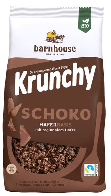 Krunchy Choco375 g, økologisk, Barnhouse
