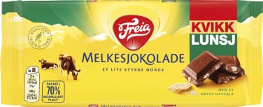 Melkesjokolade Kvikk Lunsj 100g Freia