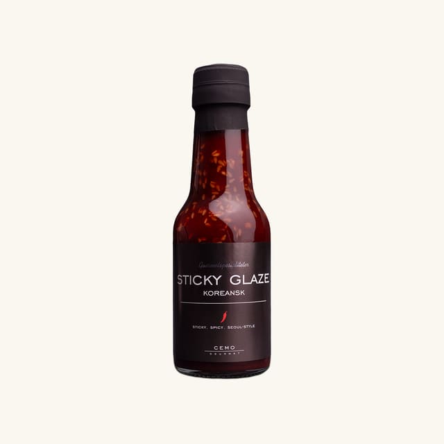 Sticky glaze koreansk