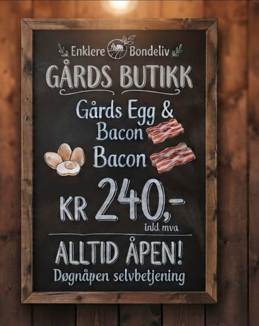 Pakke tilbud Egg og Bacon