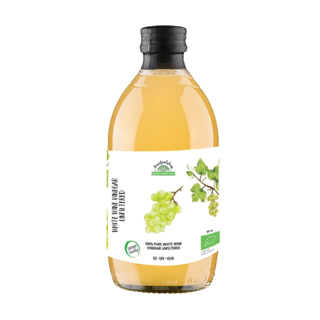 Hvitvinseddik Ufiltrert RAW ECO 500ml