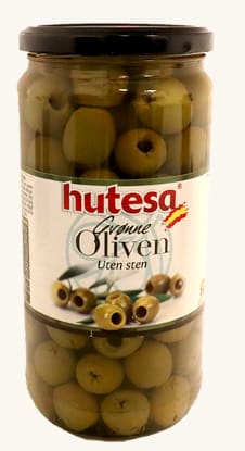 Grønne Oliven u/Sten 690g
