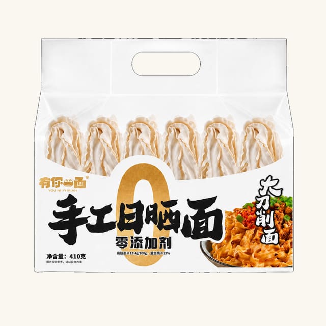 Youniyimian Wide Sliced Noodles 410g