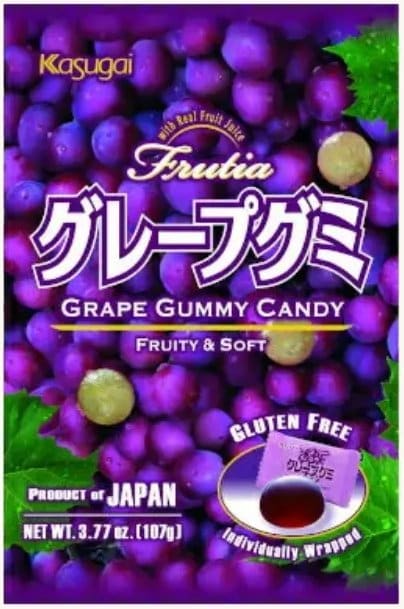 Kasugai Grape Gummy 107g
