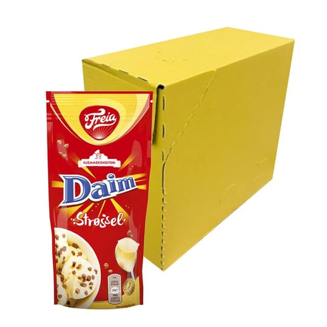Daim Strøssel (Kartong 8 x 100g)