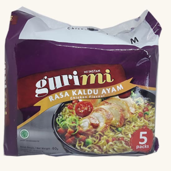 Gurimi Nudler Kylling 5x60g