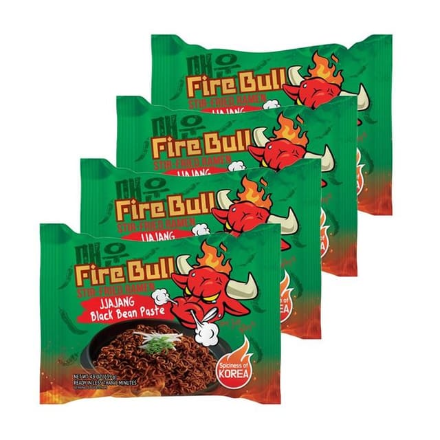 Stir Fried Ramen Jjajang Black Bean Paste - 4pk