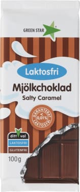 Melkesjokolade Salty Caramel 100g Green Star