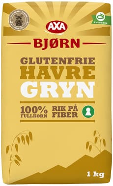 Havregryn Store glutenfri 1kg Axa