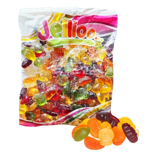 Jellioo Fruitgarden 1kg | Storpakk | Vingummi