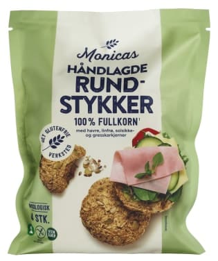 Monicas Rundstykker Håndlagde 320g Dgv