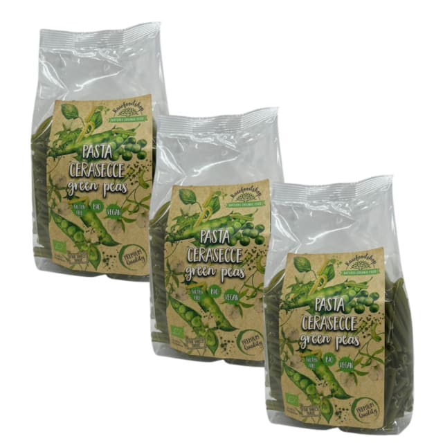Pasta Grønne Erter Casarecce ØKO 250g x 3 pakker
