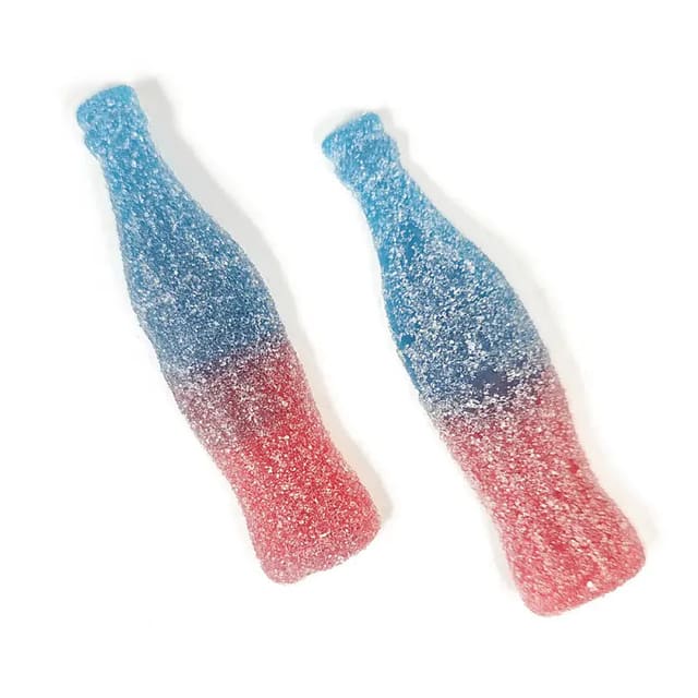 Jellioo Big Fizzy Bottle 1kg | Store syrlige flasker i storpakke