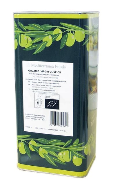 Olivenoljevirgin, økologisk, 5 l