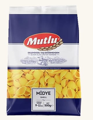 Mutlu Pasta Shell 500g