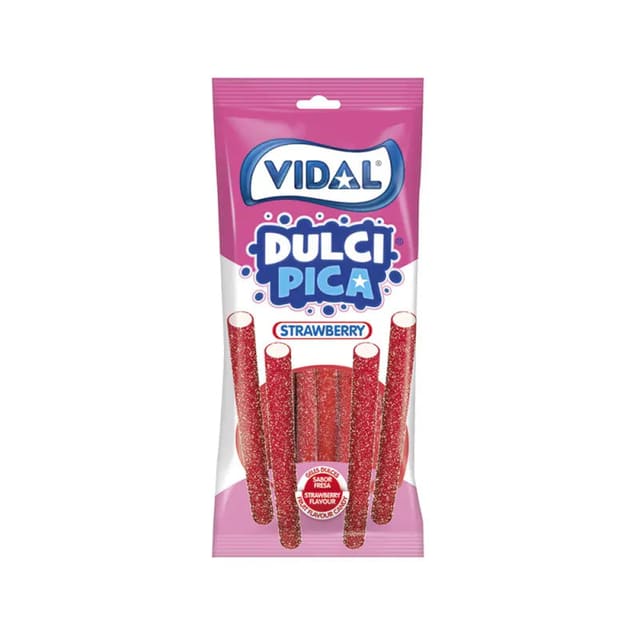 Vidal Sure Pensler Jordbærkjerne 14x90g Storpakk