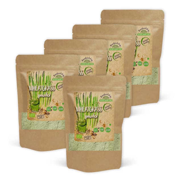 Hvetegresspulver ØKO 250g x 5 pakker