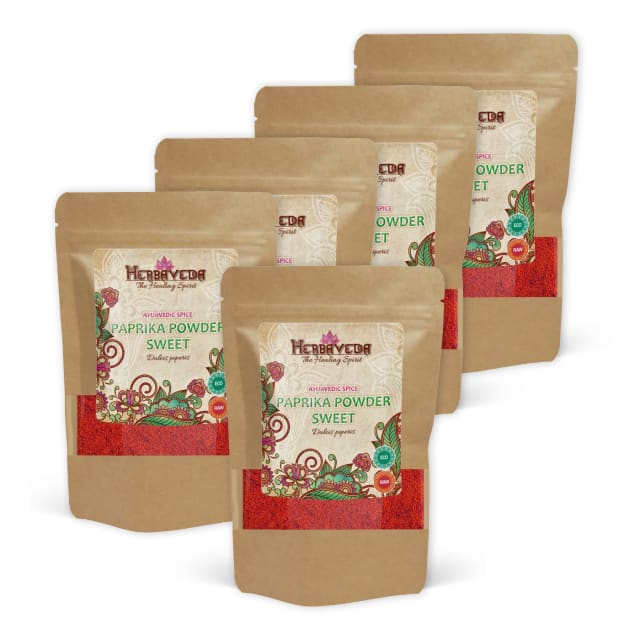 Paprikapulver Søtt ØKO 50g x 5 pakker