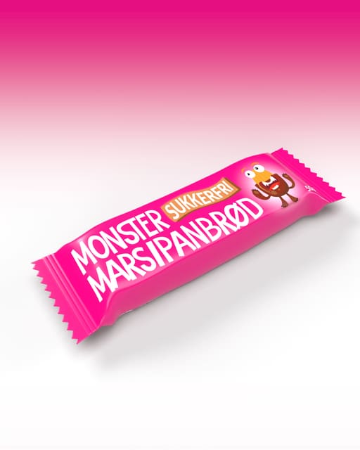 Monster Marsipanbrød uten tillsatt sukker 50g