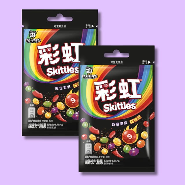 Skittles Candy Sweet and Spicy Flavours 40g