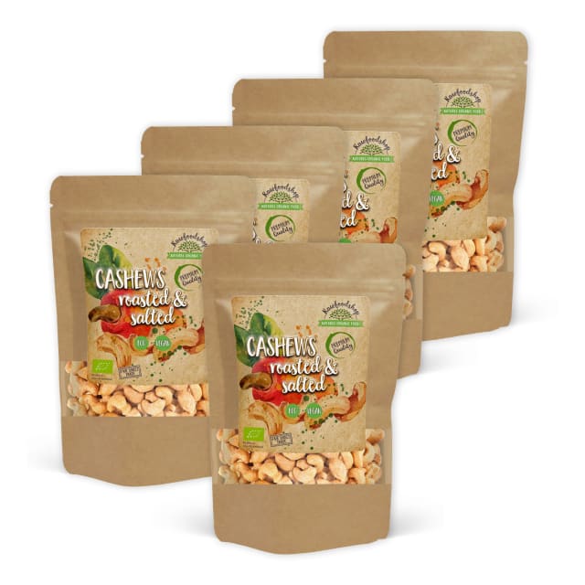 Cashewnøtter Ristet & Saltet ØKO 200g x 5 pakker
