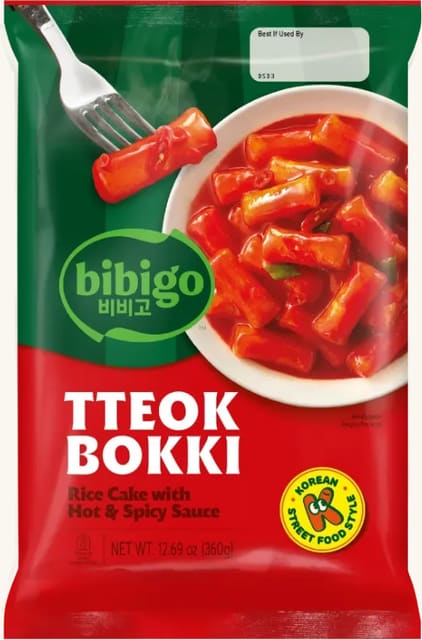 Bibigo Tteokbokki Hot & Spicy 360g