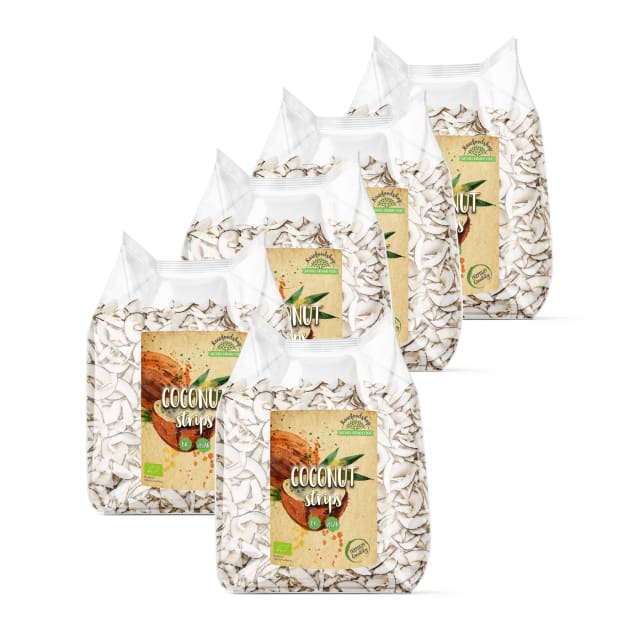 Kokosnøtt i strips ØKO 400g x 5 pakker