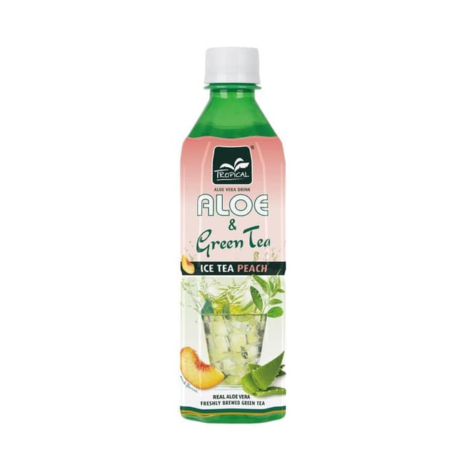 Aloe Vera Green Tea & Ice Tea Peach 500ml ...