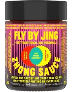 Fly By Jing Sweet & Spicy Zhong - PREMIUM Søt, Fyldig og Syrlig Chilisaus 170 gram (Kina)