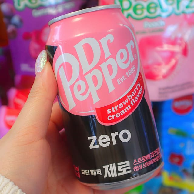 Dr. Pepper Zero Strawberry Cream 355ml