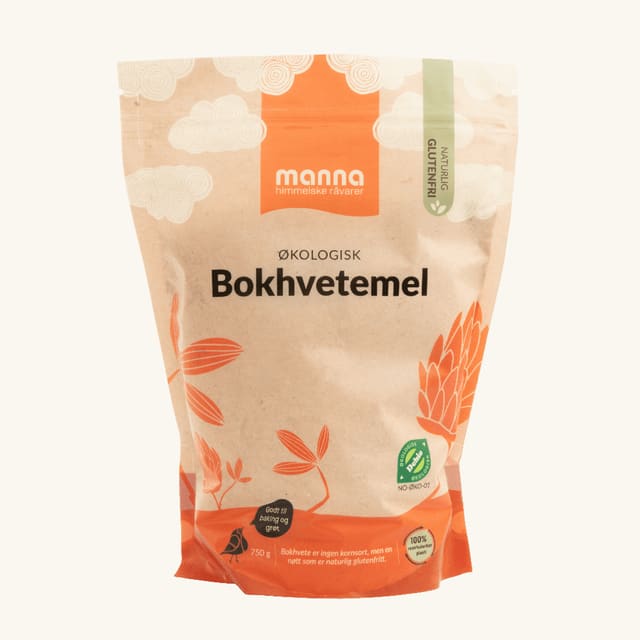 Bokhvetemel750 g, økologisk, Manna