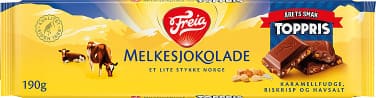 Melkesjokolade m/Toppris 190g