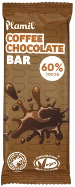 Sjokoladebar Kaffe 60% 40g Plamil