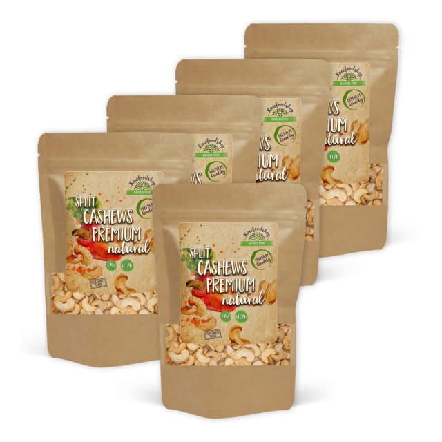 Cashewnøtter Delt Premium RAW 1kg x 5 pakker